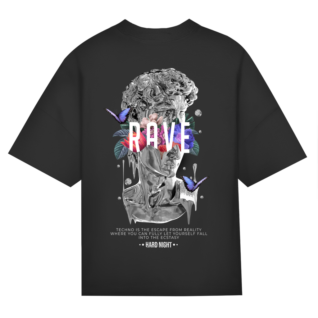 Greek Rave – Koszulka oversize, na wydarzenia techno i rave