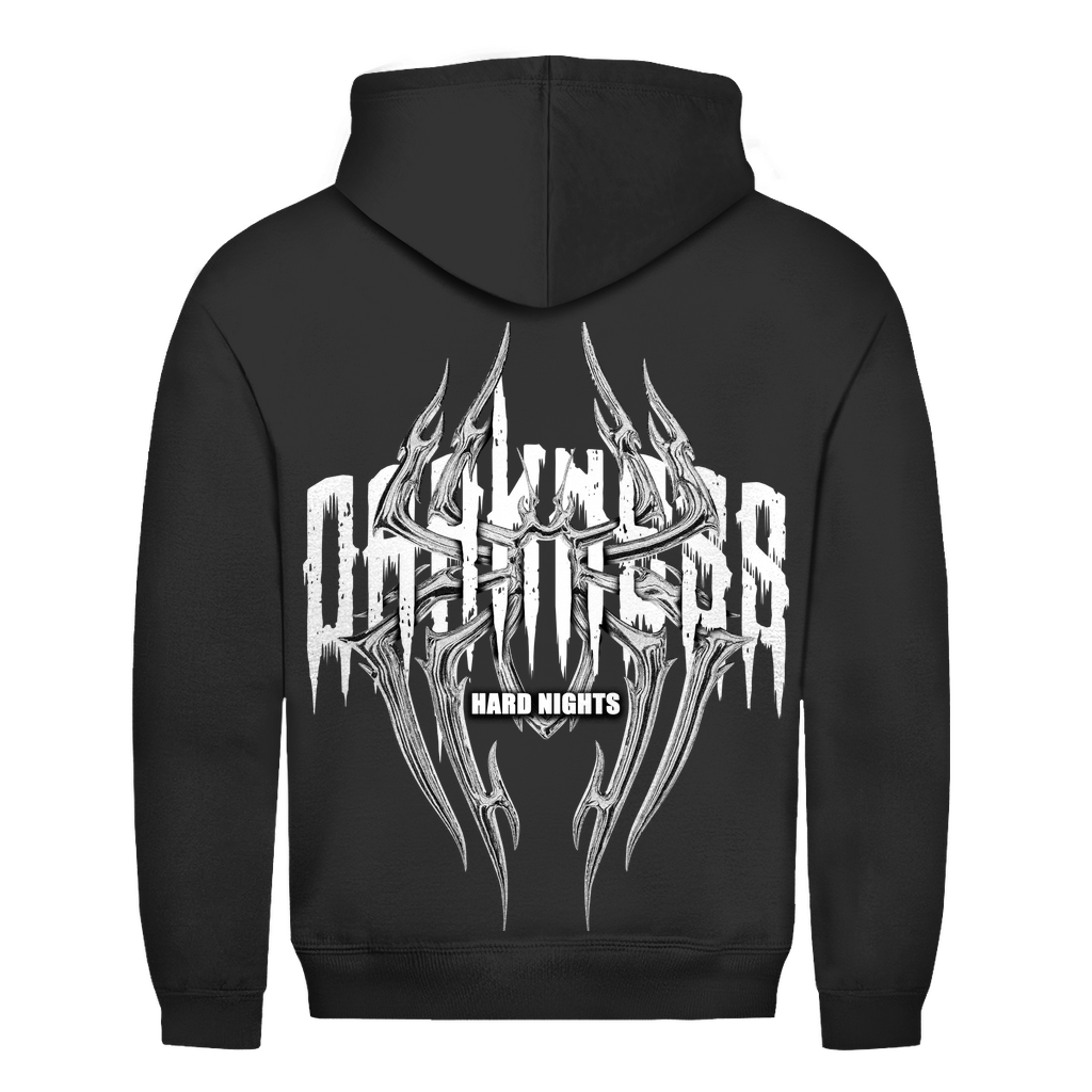 Darkness Spider Basic Hoodie, Unisex Baumwoll Hoodie | Jet Black