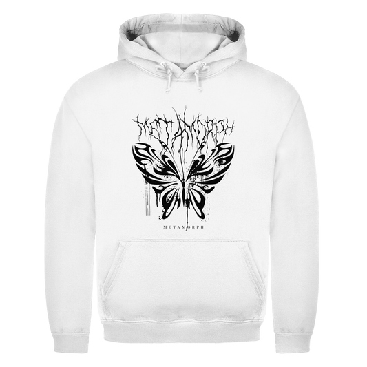 Bluza z kapturem, na imprezy techno i rave | Arktyczna biel
