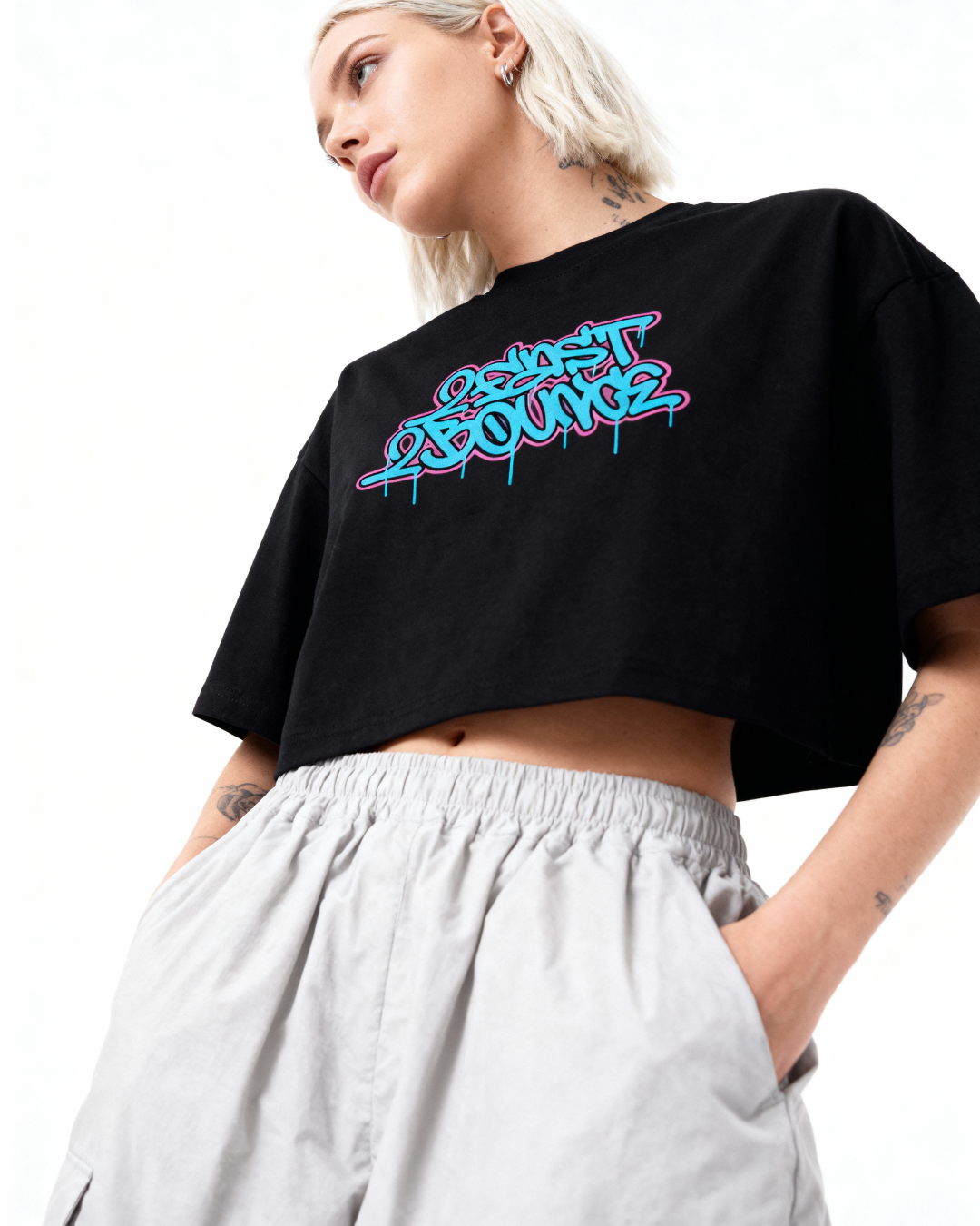 2Fast2Bounce – Crop top oversize