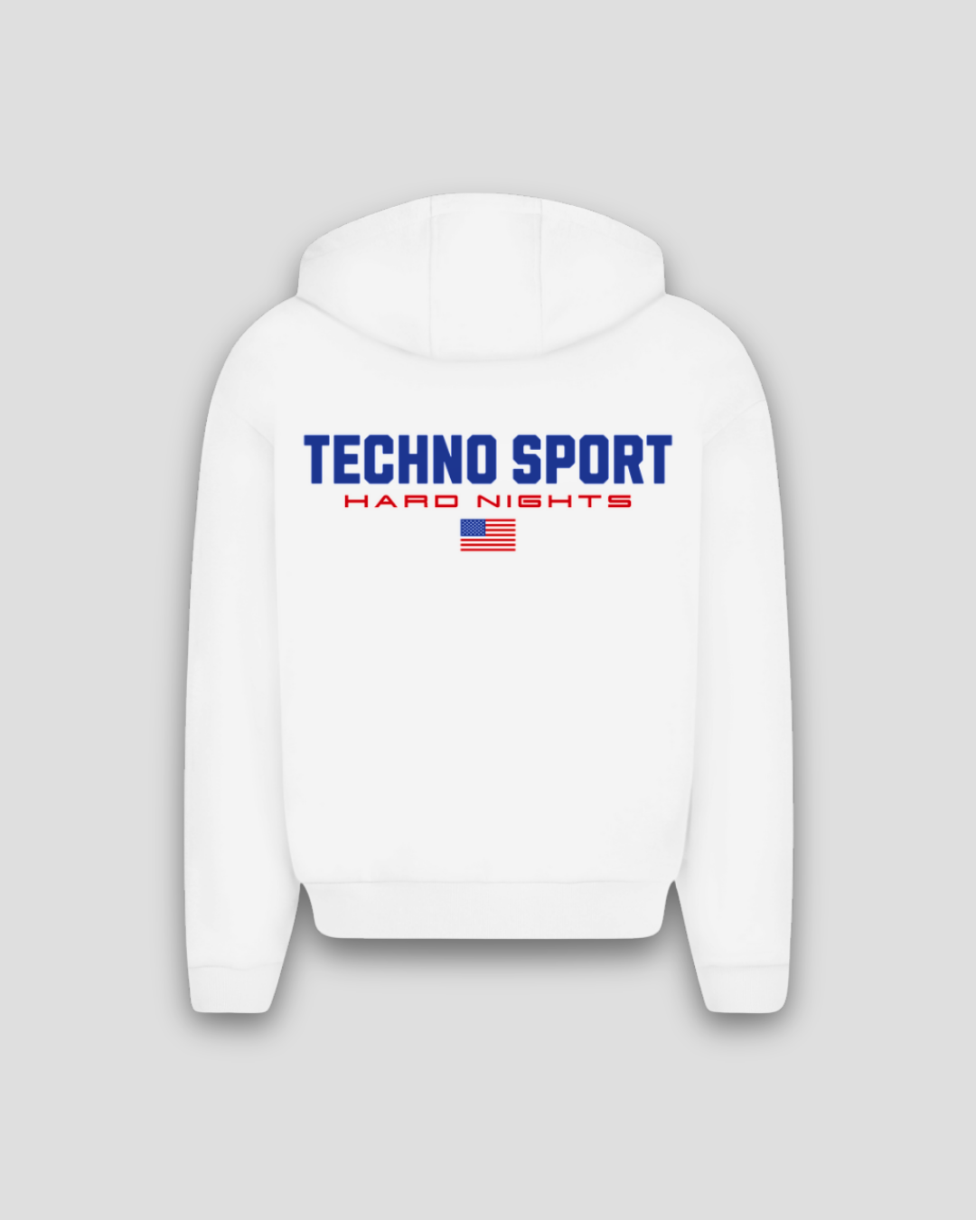 Techno Sport – Sudadera oversize con cremallera