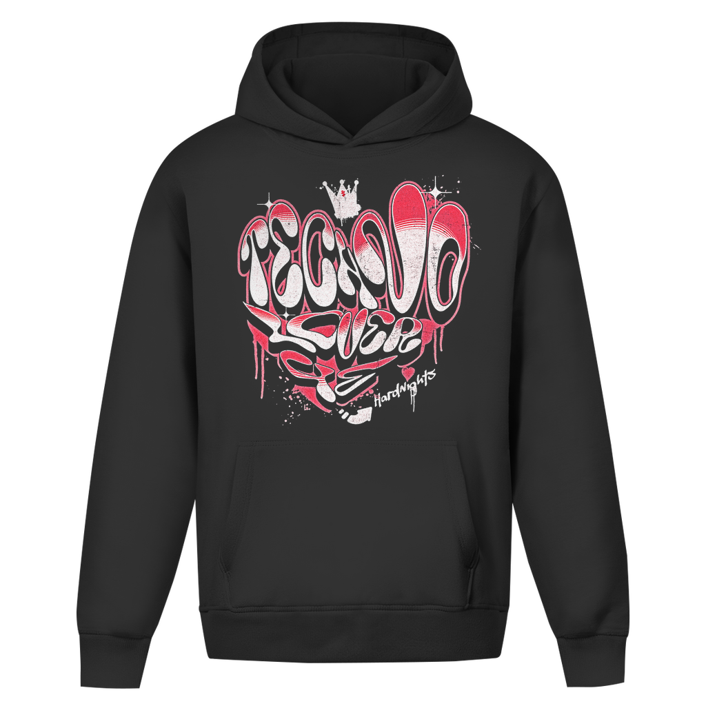 Techno lover 4ever – Oversized hoodie