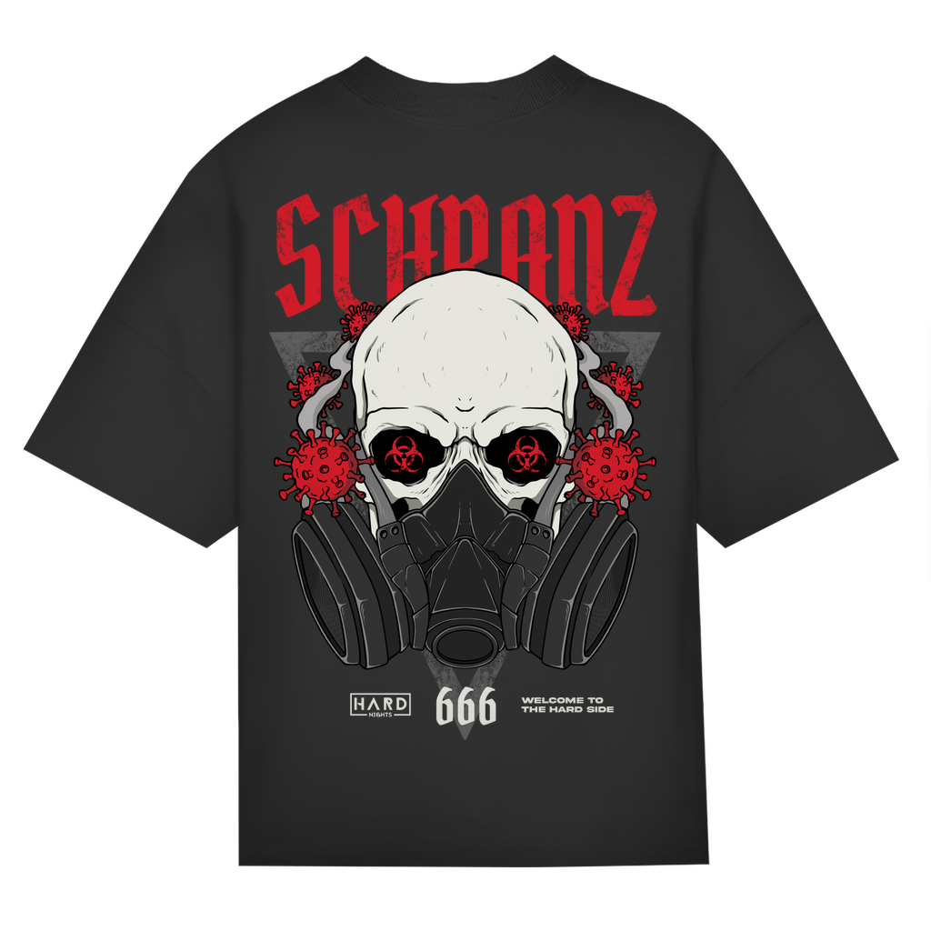 Schranz Oversized Shirt aus Bio-Baumwolle für Rave Outfits