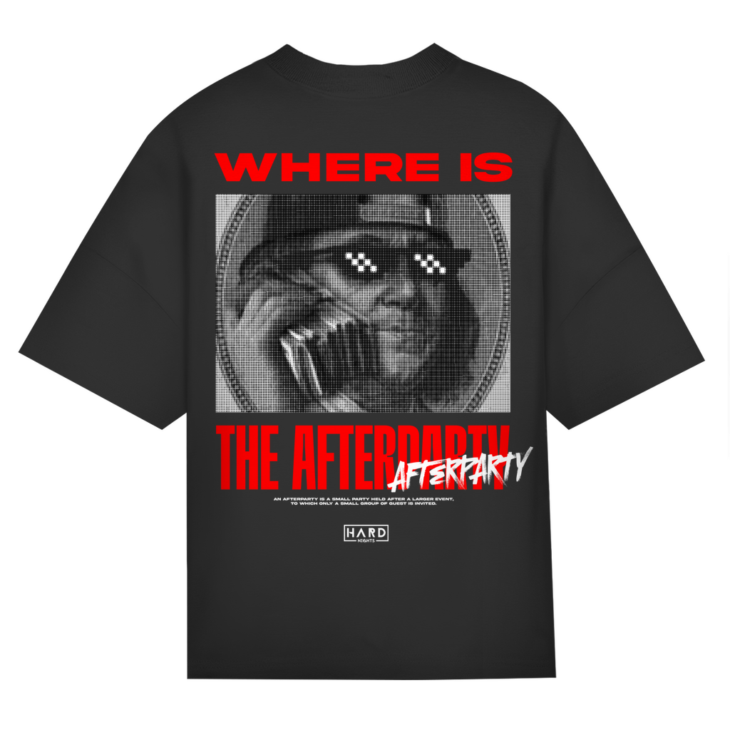 Where is the Afterparty – Camiseta oversize