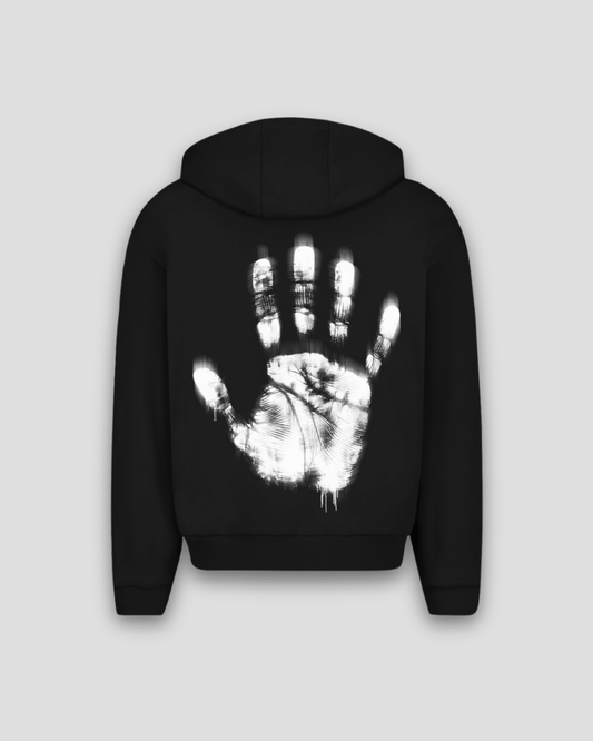 Last night a dj saved my life – Oversized zip-hoodie