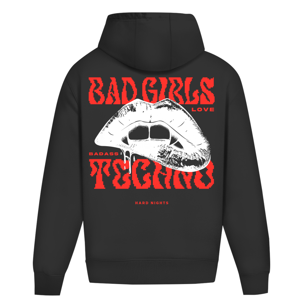 Bad Girls Badass Techno – Felpa oversize