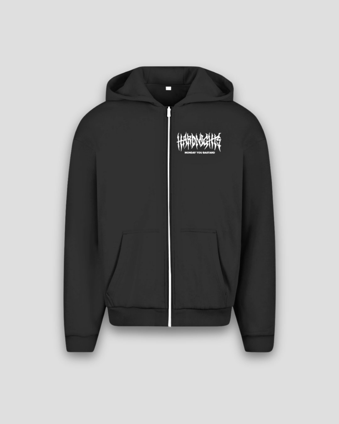 Monday you bastard – Felpa oversize con zip