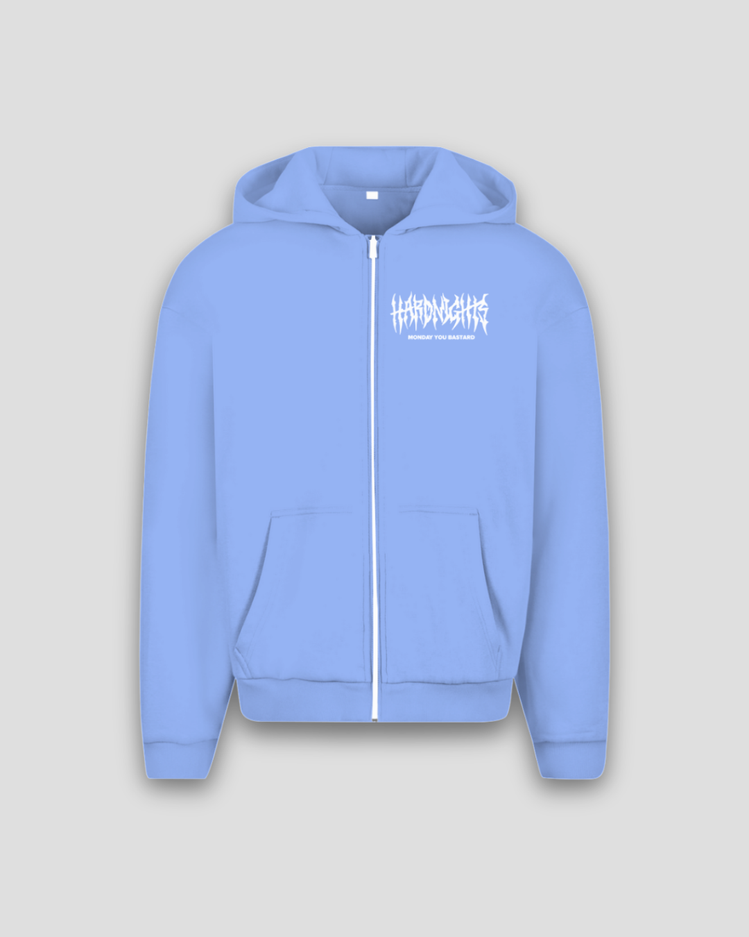 Monday you bastard – Felpa oversize con zip