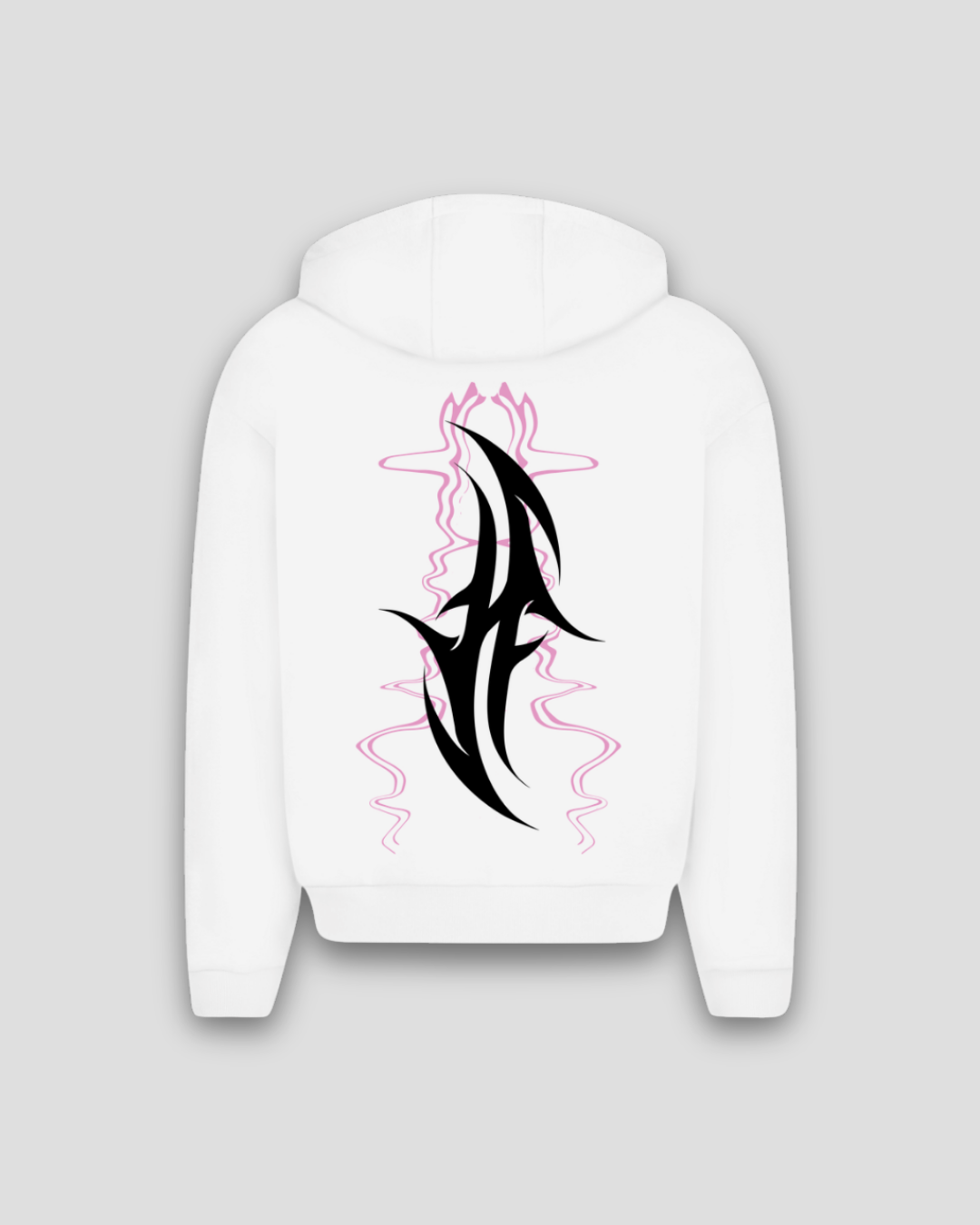 Reborn After Midnight – Oversized zip-hoodie