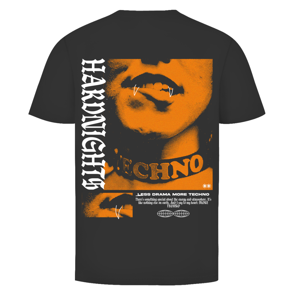 T-shirt basique, unisexe, pour la techno et les raves
