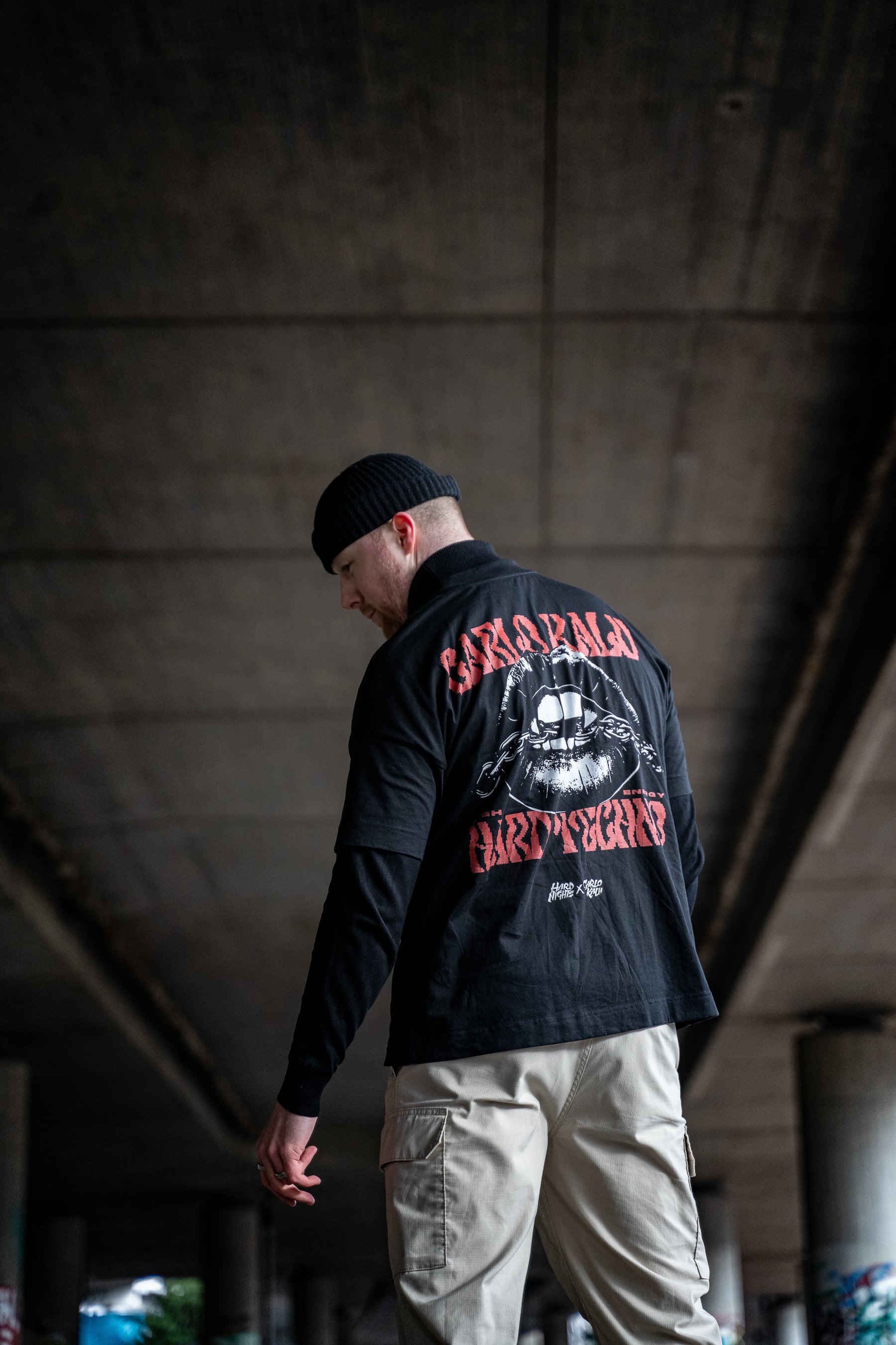 Carlo Kalu x Hard Nights - High Energy (koszula oversize)