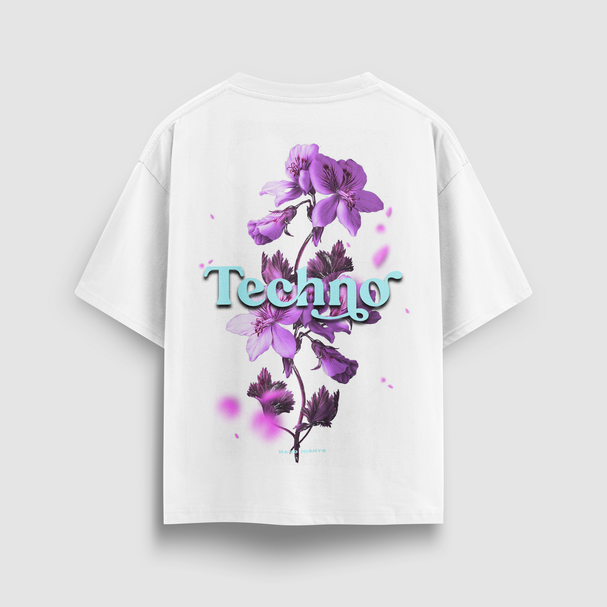 Techno Flowers – Oversized shirt