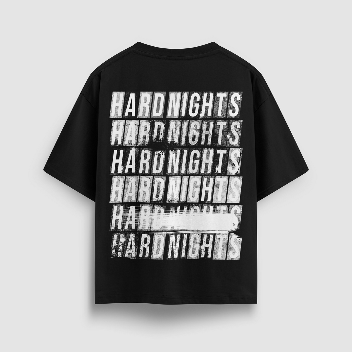 Hard Nights every time – Oversized shirt