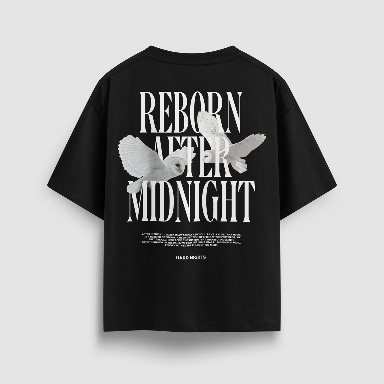 Sowy o północy (duża koszula)