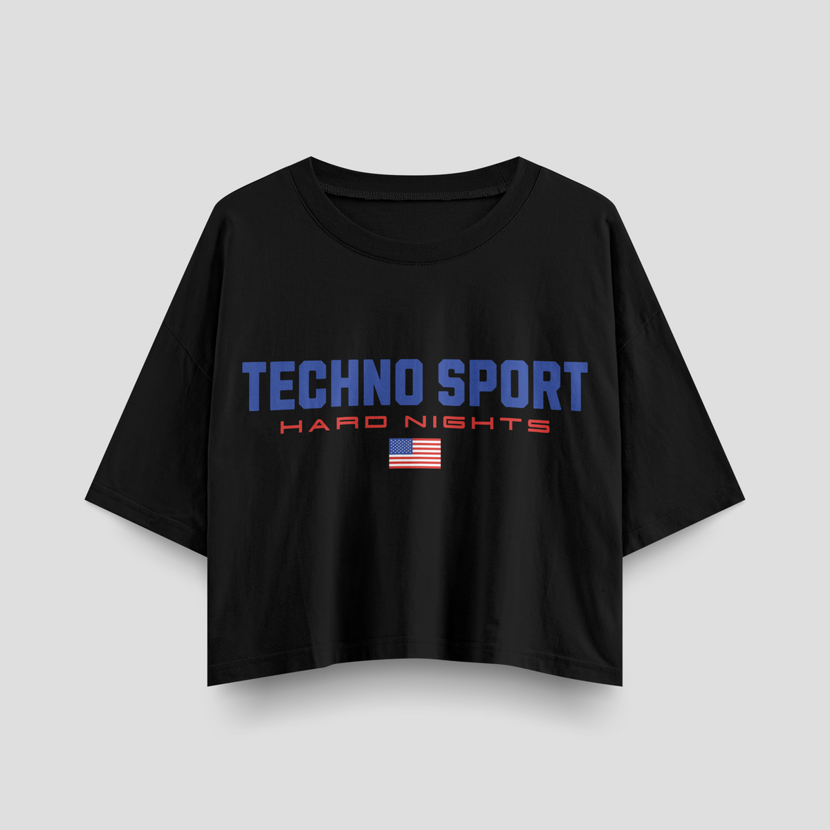 Techno Sport – Crop top oversize