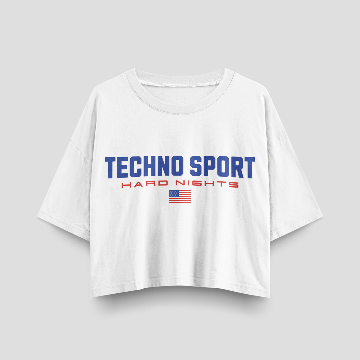 Techno Sport – Crop top oversize