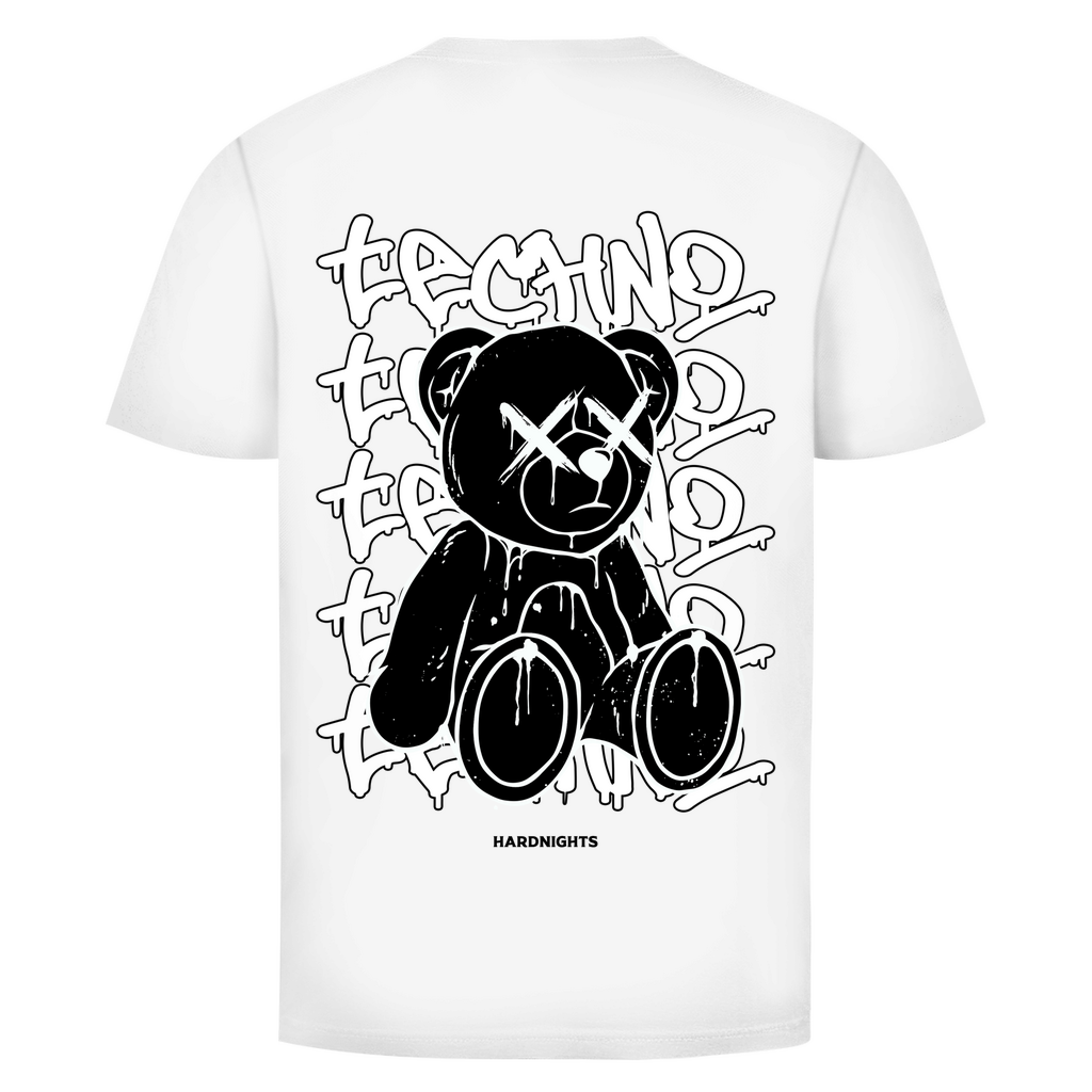 Techno Bear – Camiseta básica | Blanco