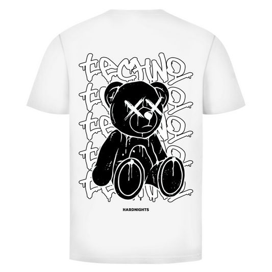 Techno Bear – Maglietta basic | Bianco