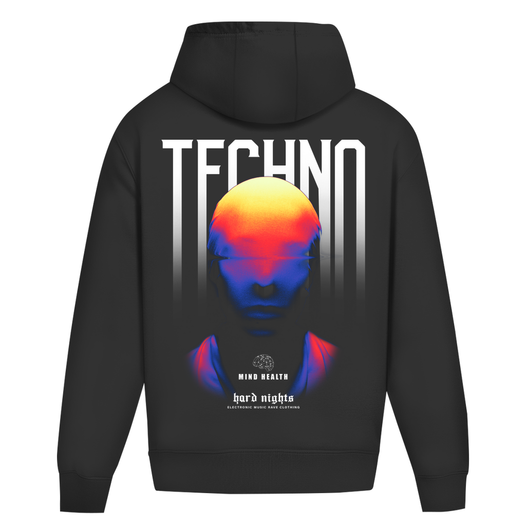 Techno Mind (sweat à capuche surdimensionné)