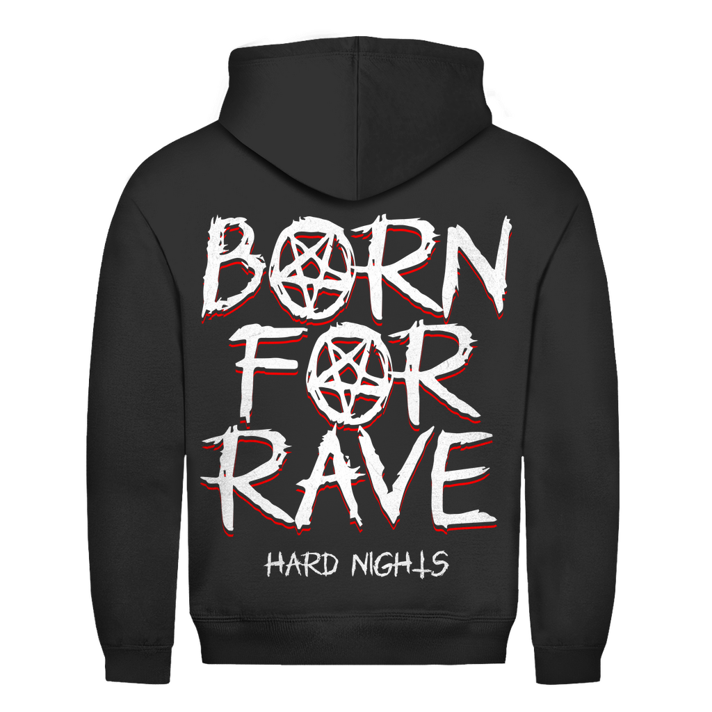 Bluza z kapturem basic, unisex, z dwuwarstwowym kapturem, w stylu techno | Głęboka czerń