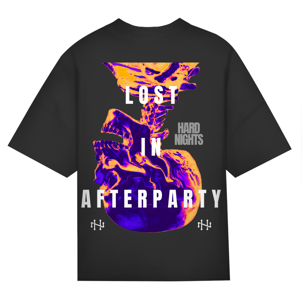 Oversized Shirt aus Bio-Baumwolle für Techno und Rave | Black