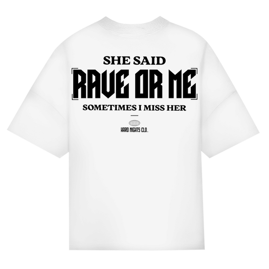 She Said – Maglietta oversize | Bianco
