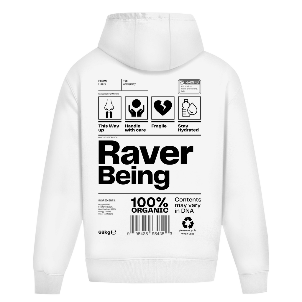 Raver Being – Hoodie oversize