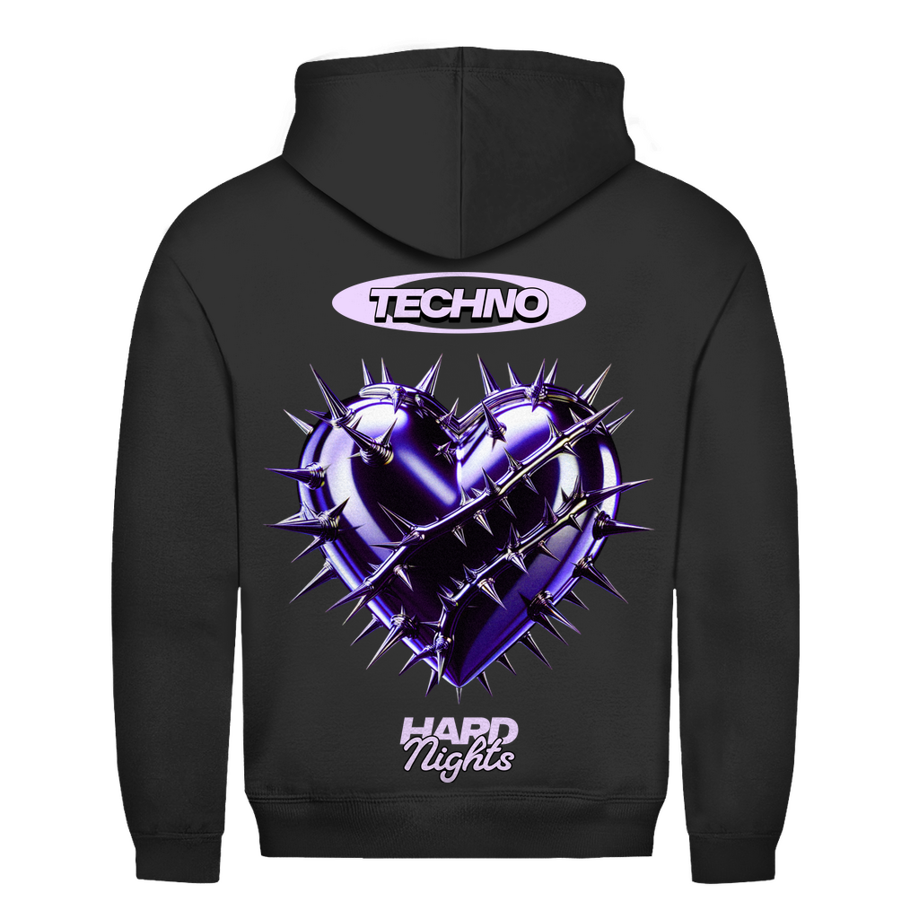 Techno Heart – Basic Hoodie