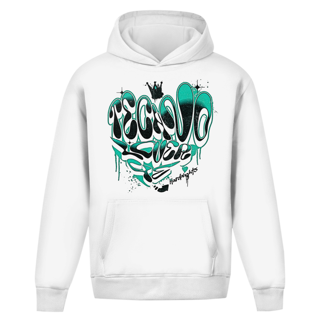Techno lover 4ever – Oversized hoodie