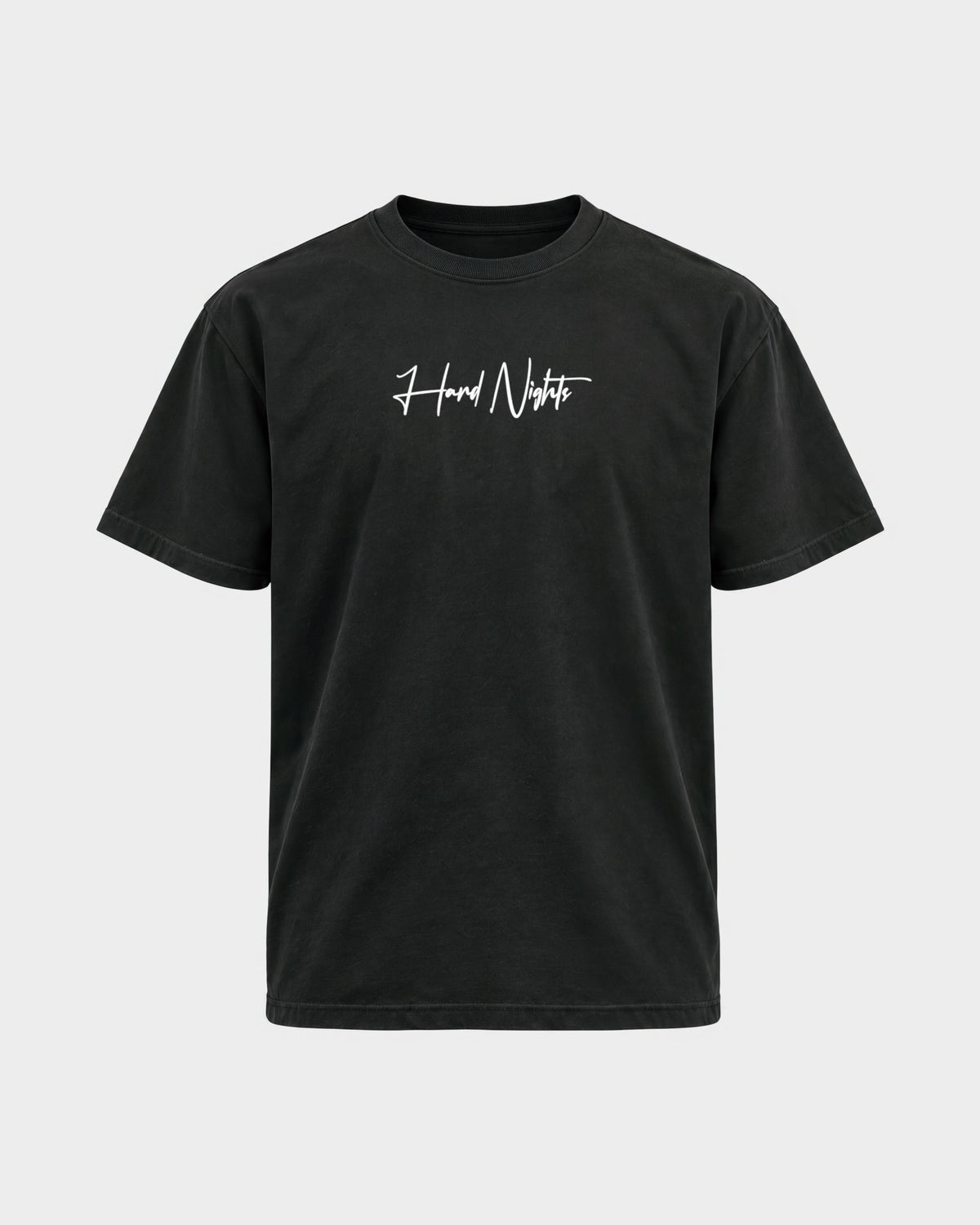 Passion flower – Basic Shirt in Schwarz, Frontprint – Hard Nights