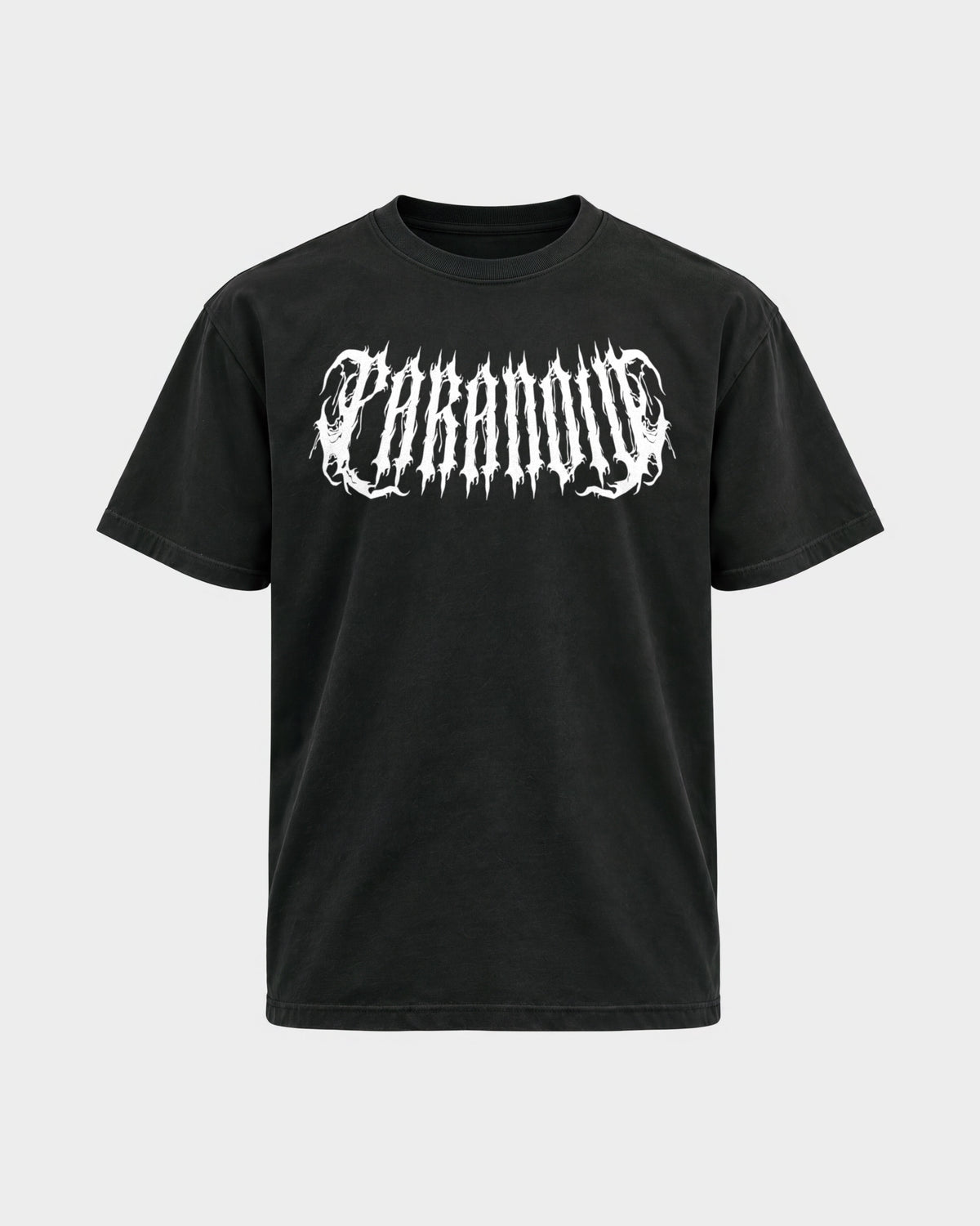 Rave Society – Basic Shirt in Schwarz, Frontprint – Hard Nights