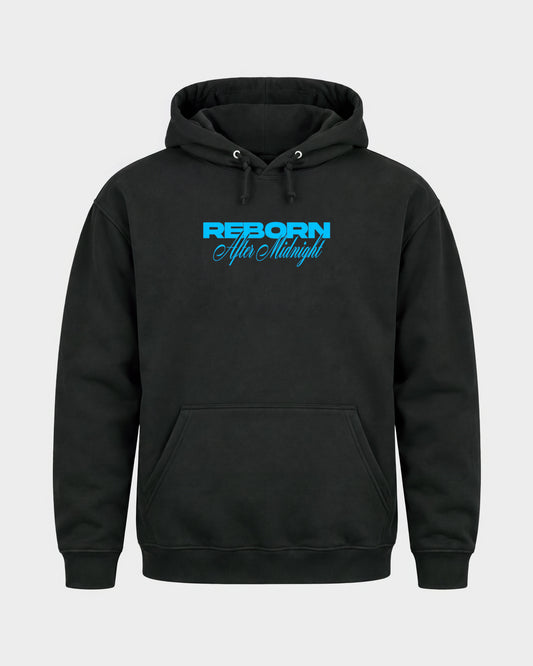 Reborn Snake – Basic Hoodie in Schwarz, Frontprint – Hard Nights
