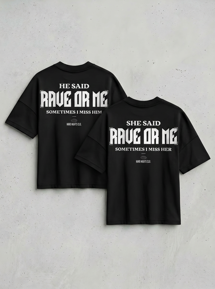 She said - He said (T-shirt di coppia)