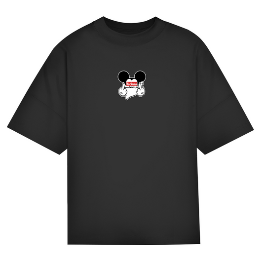 Techno Mouse – Maglietta oversize | Nero