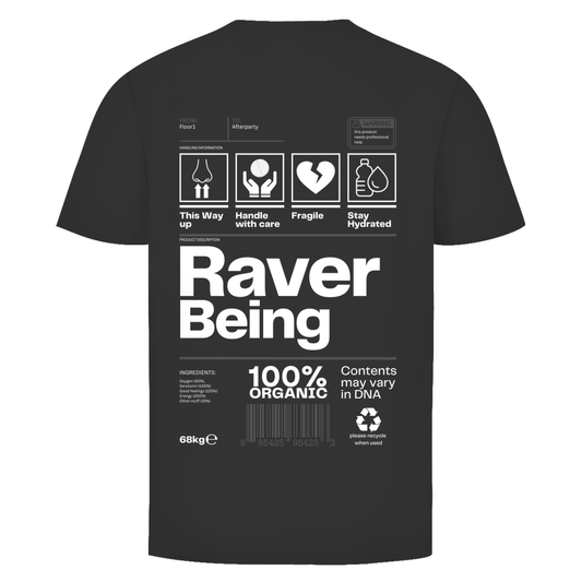 Raver Being – Camiseta básica | Negro