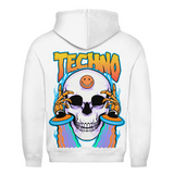 Trippy Techno Skull (Basic hoodie)