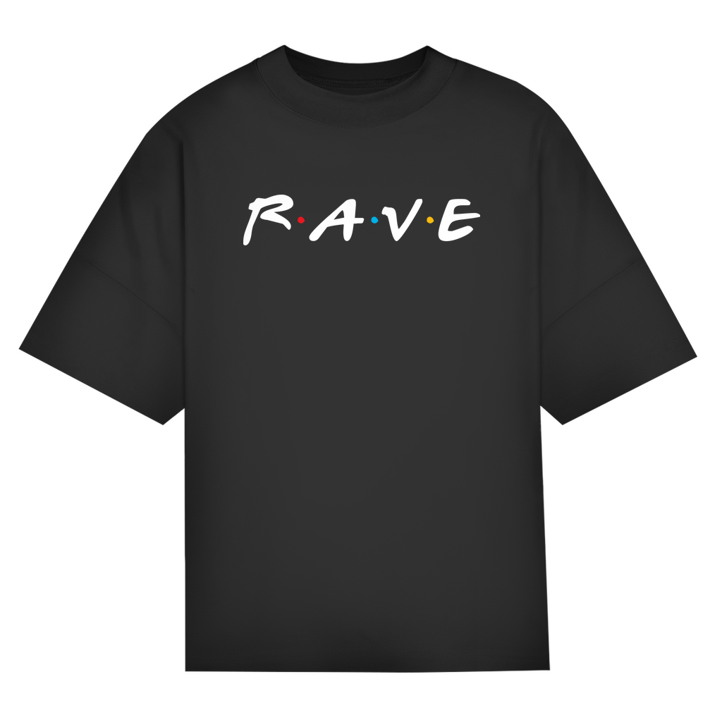 Rave Oversized Shirt aus Bio-Baumwolle für Techno-Looks