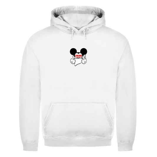 Techno Mouse – Bluza z kapturem basic | Arktyczna biel
