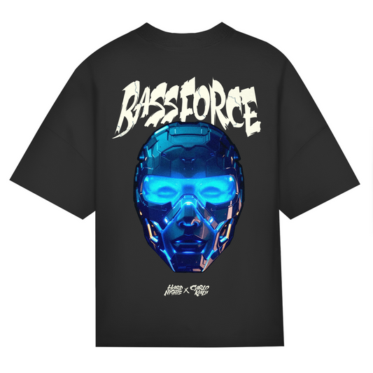 T-shirt oversize, unisexe | Noir