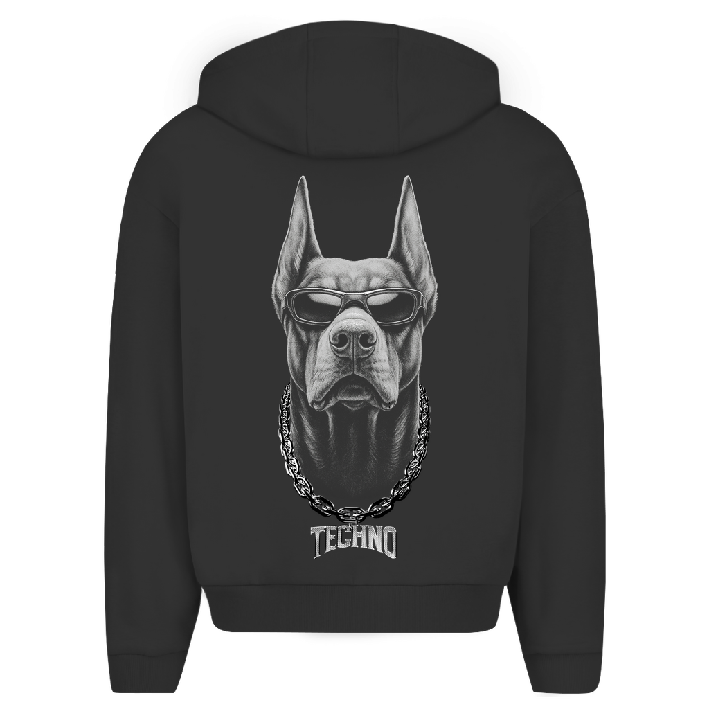 Hard Dog – Oversized zip-hoodie