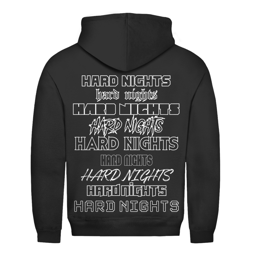 Techno Hoodie und Rave Hoodie aus 100% Baumwolle | Jet Black
