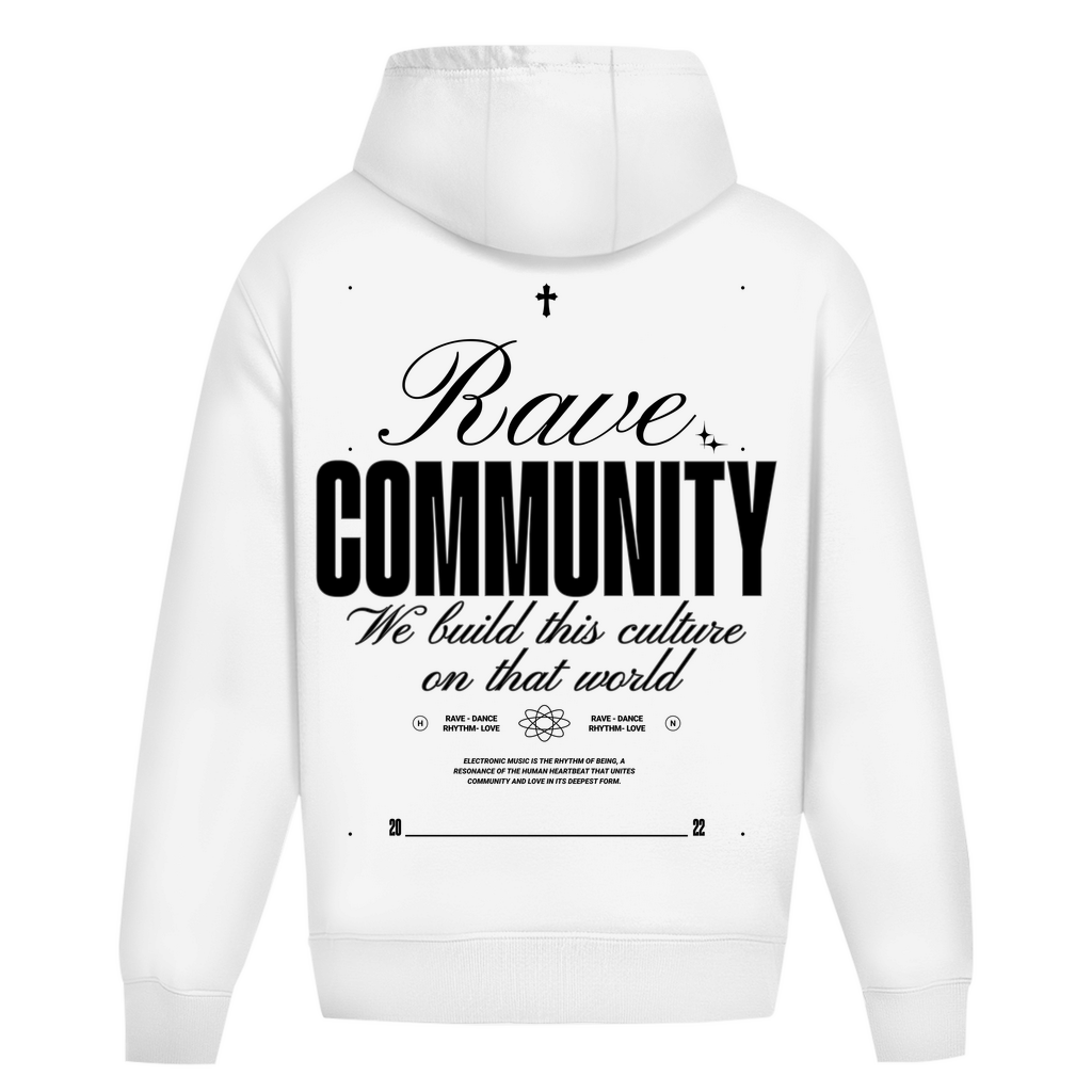 Community (felpa con cappuccio oversize)