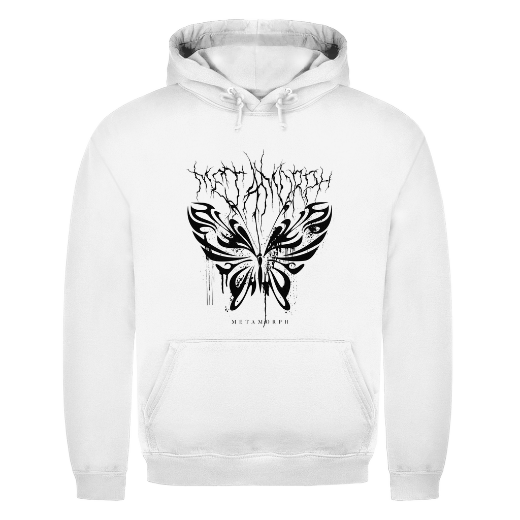 Techno Hoodie und Rave Hoodie aus 100% Baumwolle | Arctic White
