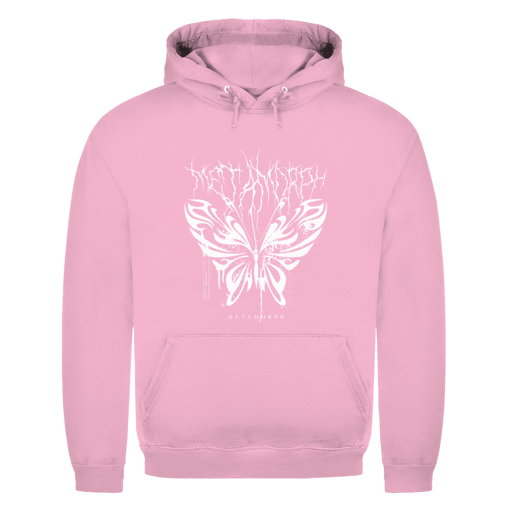 Techno Hoodie und Rave Hoodie aus 100% Baumwolle | Baby Pink
