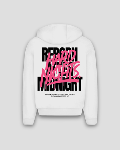 Rave Reborn System – Sudadera oversize con cremallera