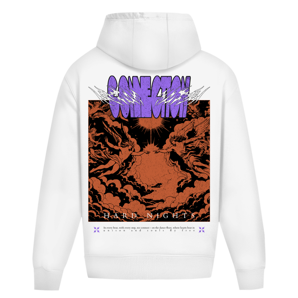 Conexión (sudadera con capucha de gran tamaño)