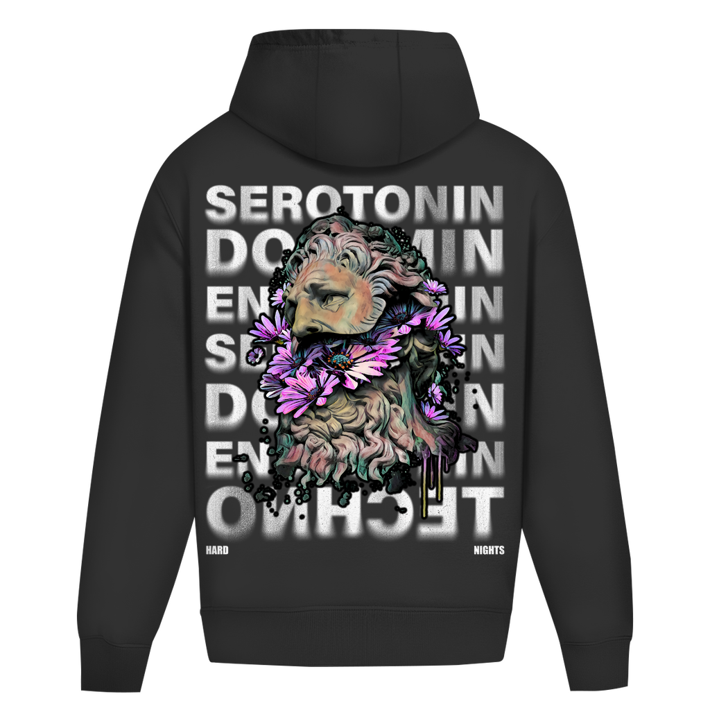 Serotonin, dopamin, endorfin (nadměrná mikina)
