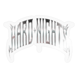 AX Hard Nights (Sticker) - Transparent glänzend