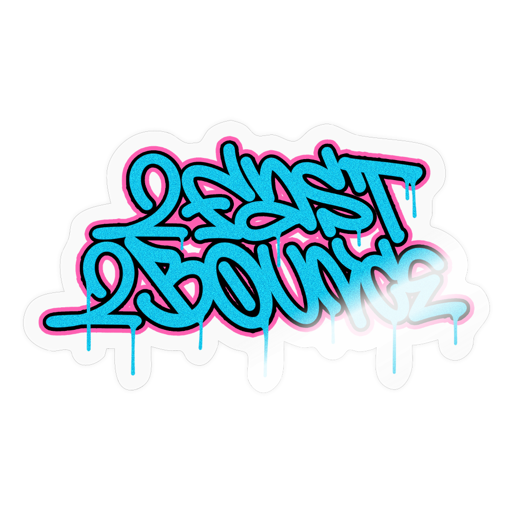 2Fast2Bounce (Sticker) - Transparent glänzend