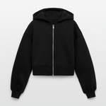Backyard Raver (oversized cropped hoodie) - Schwarz